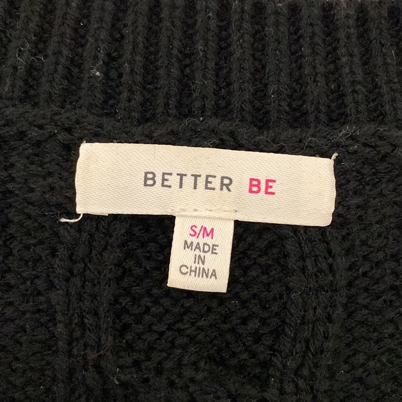 Better Be Black Sweater Dress - Picture 3 of 9